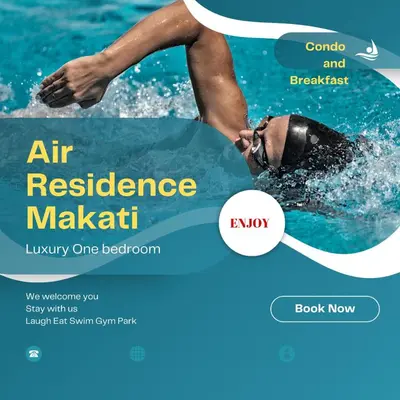 an image of a woman swimming in the water at Alice in Wonderland Enchanting Makati Retreat 300 Mbps in Manila