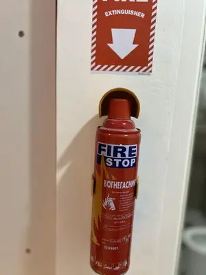 a hot dog in a refrigerator door at Modern Studio near LRT, MOA & Star City in Pasay in Manila