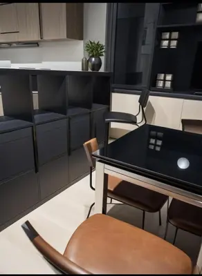 a dining room with a table and chairs at Spacious Homes at Shore Residence Near Mall of Asia in Manila