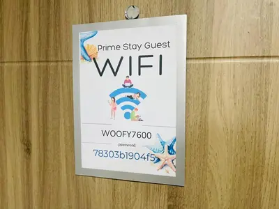 a sign on the door of a hotel room at 1126 S Residences SMDC Condo near W Mall & MOA by Prime Stay in Manila