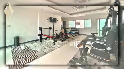 an image of a gym with bikes in it at I suites in Manila