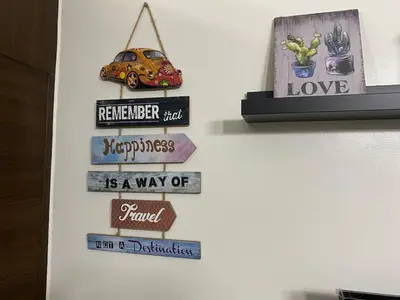 a wall with signs and a car on it at Cruise Ship Condo Escape Makati 300 Mbps Gym Swim Park 2271 in Manila