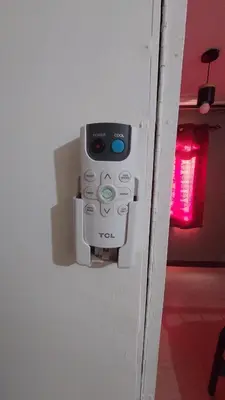 a remote control is attached to a wall at Affordable Whole house 2-story 3 bedroom Greenpark villas imus phase 1 in Imus