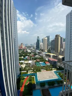 a view of a city from a building at jazz residence in Manila