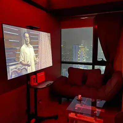Modern Nordic Noir Suite Cozy Luxury Scenic View