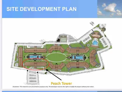 a site development plan of a baseball ballpark at Staycation at Field Residences Near Airport in Manila