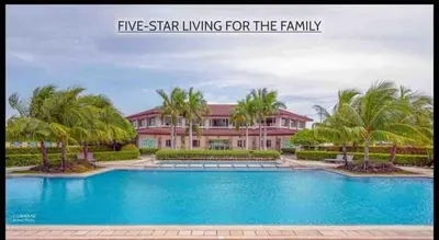 five star living for the family villa with a swimming pool at Staycation at Field Residences Near Airport in Manila