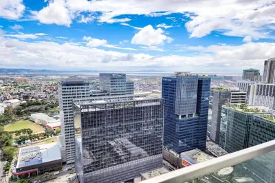 an aerial view of a city with tall buildings at Travellers Haven 3br BGC, Bathtub, XBOX, 200mbps in Manila