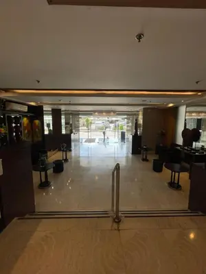 a view of a lobby of a building at A venue Residences Tower 10i in Manila