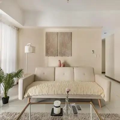 Minimalist Haven 3BR unit at Mckinley Hill