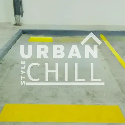 a sign that saysurban the chill in a parking lot at Urban Style Chill with Free Parking, Shore 3, MOA Complex Pasay, Manila in Manila
