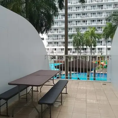 1bedroom pool view with big balcony
