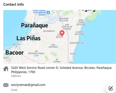 a map of las palmas with a red marker at Azure Urban Resort Residences by Staycationary 17th floor Miami in Manila
