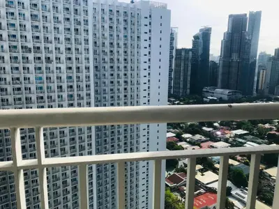 a view from the balcony of a large building at Staycation sa Jazz by Amaya 3921 Tower B in Manila