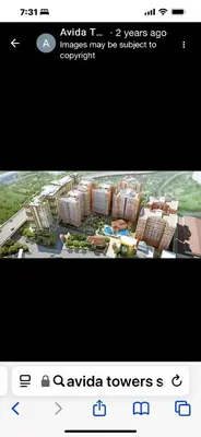 a screenshot of a website with a rendering of a city at Avida sm sucat quest house condo hotel in Manila