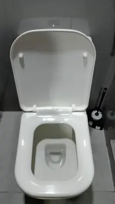 a white toilet with the lid up in a bathroom at Casa Beatrice Staycation in Manila