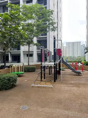 a playground in a park with a slide at Shore 2 Tower 3 Chic and Cozy by Richnells in Manila