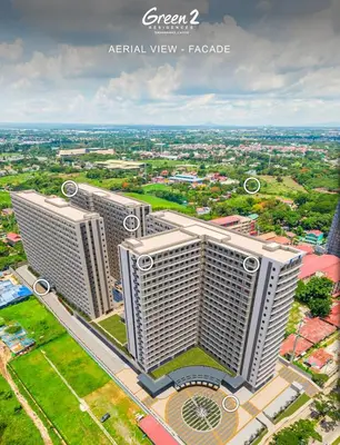 an aerial view of a group of tall buildings at Morena Suite in Dasmariñas