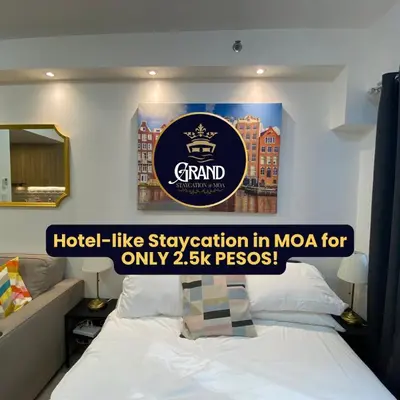 a hotel like staycation in moa for only sixpsps sidx at The Grand Staycation at MOA - Unit 7102 Hotel-like in Manila