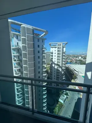 a view from the balcony of a building at The Villa at Azure South - Bahamas in Manila