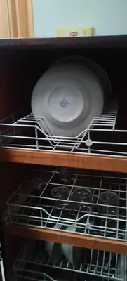 a frisbee is sitting in a dishwasher at Rosie's Staycation in Trece Martires, Cavite in Quintana