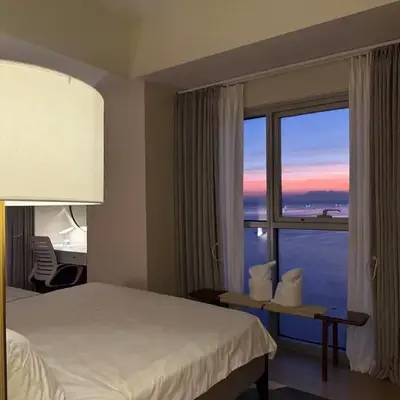 Playful 1BR With Magnificant Bayview Garden View Near Okada