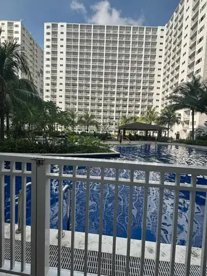 a view from the balcony of a large building at AZs Staycation in Manila