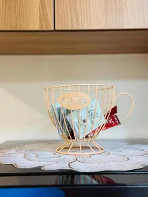 a glass bowl on top of a table at Boogsh Coquette Vibes Staycation In Pasig! in Manila