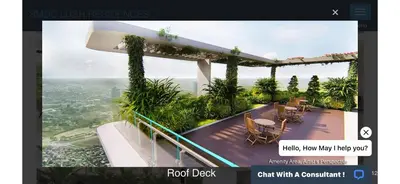 a screenshot of the roof deck of a building at Lush Residences 1Br Haven Suite Makati Smart TV Netflix Hi speed internet in Manila