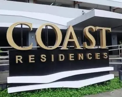 a sign for the das evidences office at Coastresidences by Rinseiki in Manila