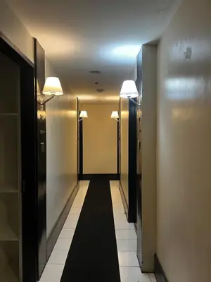 a corridor of a hallway with at Hotel Sogo EDSA Shaw Blvd in Manila
