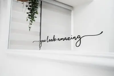 a window with a sign that says you are amazing at Blue Horizon - Newly renovated condo near MOA in Manila