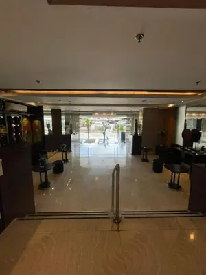 a view of a lobby of a building at A Venue Residences 1509 in Makati