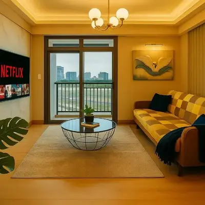 1BR with Queen Bed and Balcony