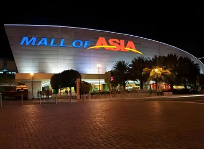 a mall of asahi sign in front of a building at Sybaysuites staycation near Okada COD MOA NAIA airport Solaire MSV1808H in Manila