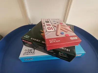 two boxes of cigarettes sitting on top of a table at Entire Studio Unit Classio De Condotel at Urban Deca Cubao in Manila