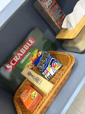 a shelf with two baskets of food in a refrigerator at Azul Paradise in Manila