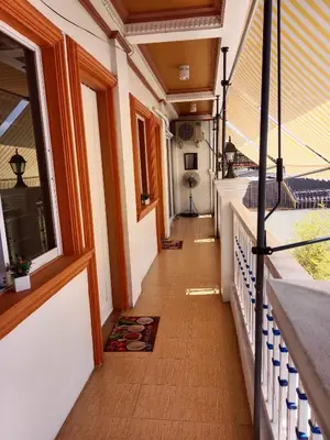 an empty porch of a house with a balcony at Your Little Resort, calm, secure in Manila