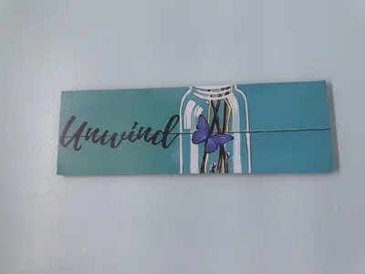 a painting of a glass jar with a purple flower at Stylish Makati 2BR Condo with KTV and Awesome Pools! in Manila