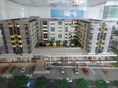 a model of a building with cars in a parking lot at Casa Gianna at Berkeley Suites, South Forbes in Silang