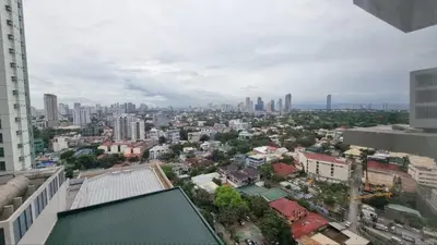 an aerial view of a city with tall buildings at 2BR 90sqm Furnished Condo Shaw Blvd, Mandaluyong in Manila