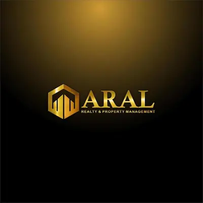 a gold logo for a health and hospital administration at Aral Realty and Property Management in Manila
