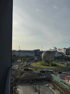a view of a city with a building at R&K Staycation in Manila