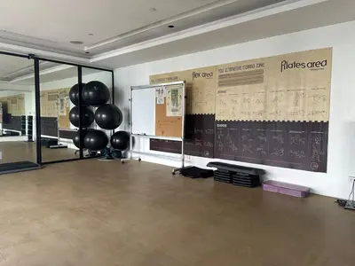 a room with black balloons and a wall with a chalkboard at Sunset View 1 BR with balcony FREE Pool&Gym Access in Manila