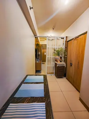 a room with two meditation mats on the floor at SMDC Coast Residences Levi & Moon in Manila