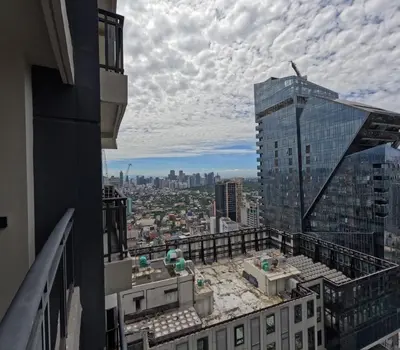 a view from the balcony of a building at 56th Floor -Sauna - Makati View - Knightsbridge Residences in Manila