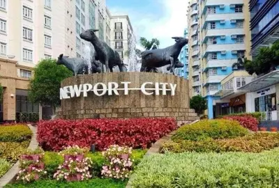 a statue of three sheep with the words support city at Staycation Unit at Two Palm Across Naia T3 with WIFI in Manila