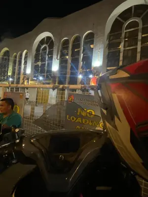 a no loading sign on the back of a car at JhovenD in Manila
