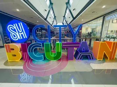 a store with a sign that says subway bus at 2 Bedroom with Massage Chair 15 minutes from NAIA in Manila