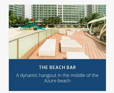 a gymmatic hangout in the middle of the arrive beach at Natalie Staycation Buddies in Manila